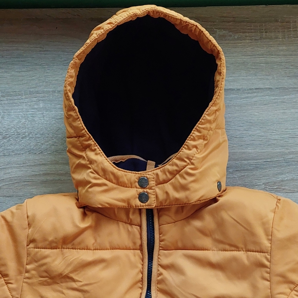 Mini Boden yellow puffer coat 7-8 years - Picture 15 of 16